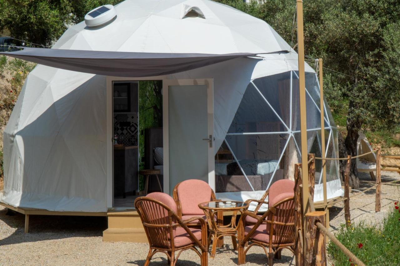 Raches  Luxury Dome Tents Ikaria Ap'Esso2 מראה חיצוני תמונה
